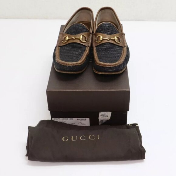 Gucci Paglia Tangeri Bit Loafer Size 9.5 US/42.5 EU - Picture 1 of 15